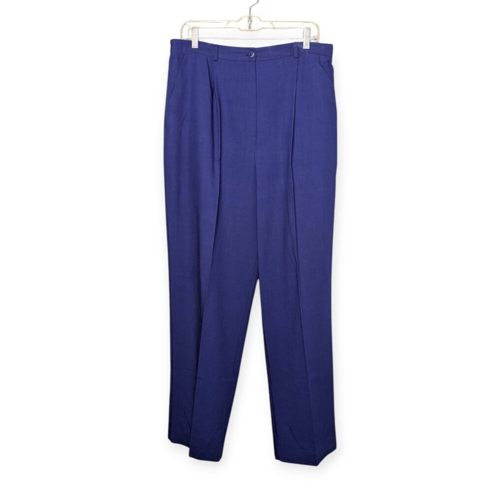 Sag Harbor Blue Straight Leg Casual Pants Size 18T Button & Zipper Closure